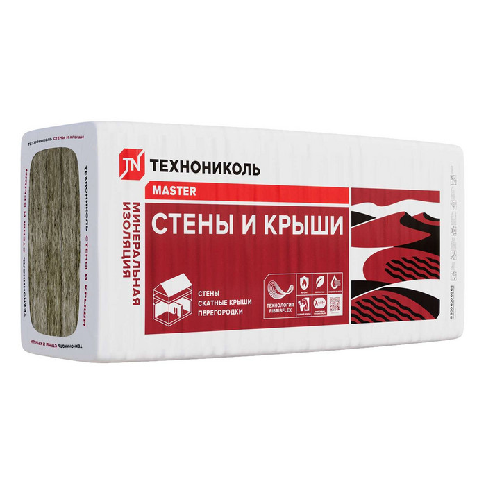 Утеплитель ТЕХНОНИКОЛЬ Стены и крыши, 1000x610x150